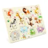 Les animaux de caricature - jouets de puzzle pour enfants